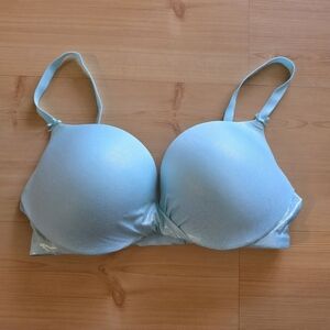 Victoria's Secret Shimmering Sky Blue Bra 36C